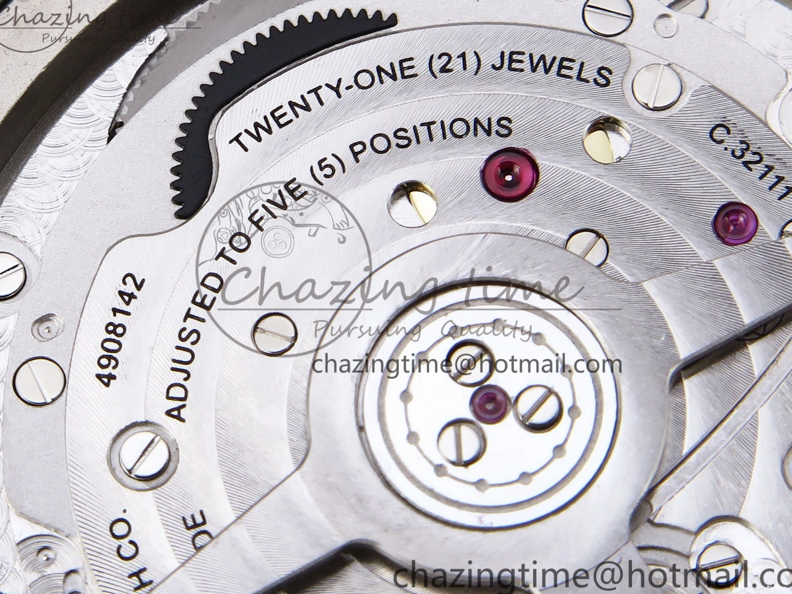 MIROTIME 0519 Mark XVIII Top Gun “SFTI” Black Ceramic IW324712 ZF 1:1 Best Edition on Green Nylon Strap A Tailored 7025